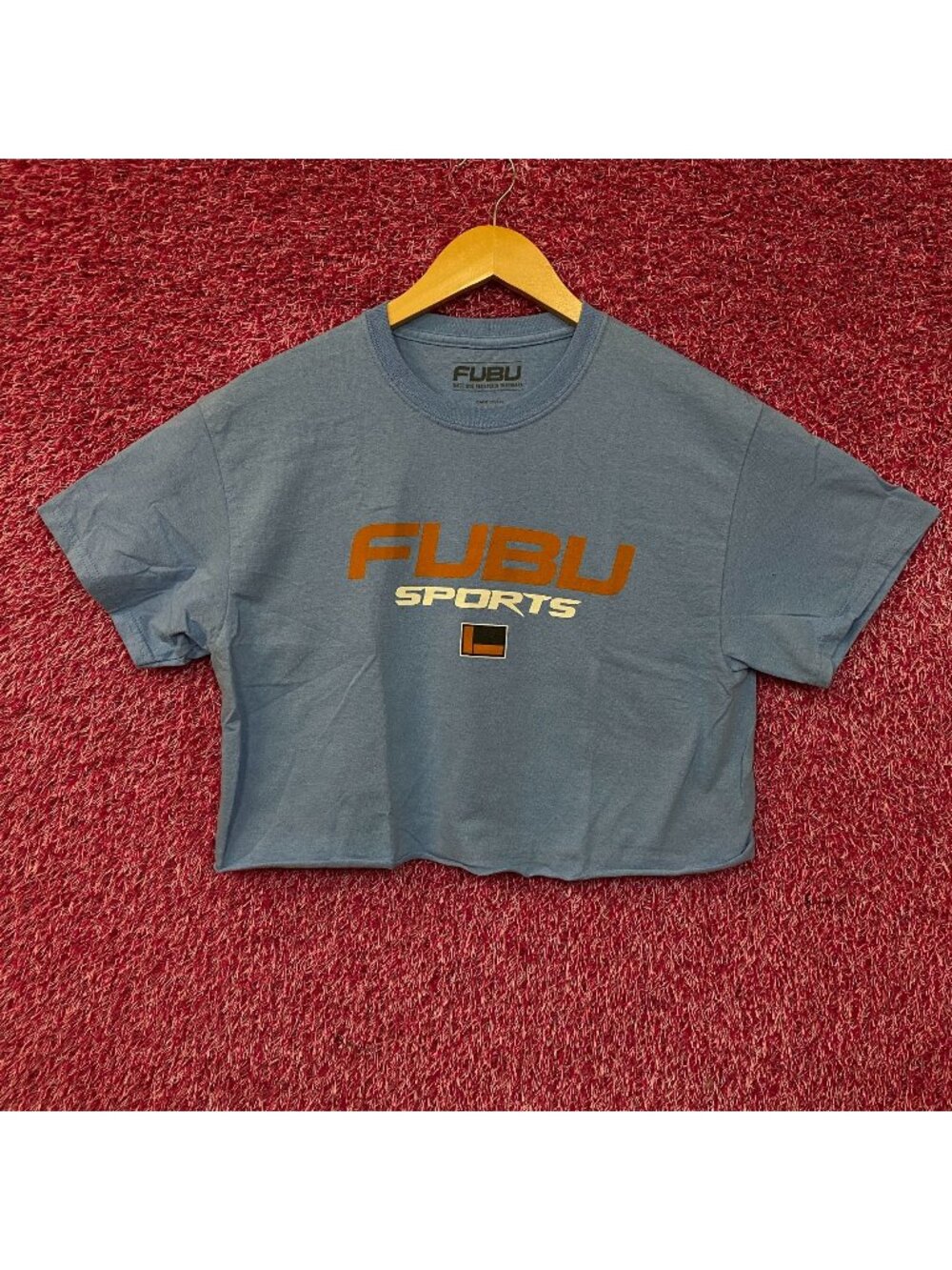 Fubu Sports Logo Croptop Size Medium